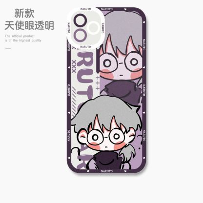蘋果 系列Q版火影忍者天使眼透明防摔軟殼