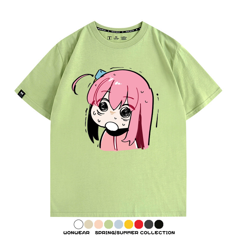 孤獨搖滾後藤一里動漫周邊短袖T恤