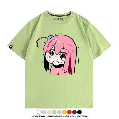孤獨搖滾後藤一里動漫周邊短袖T恤