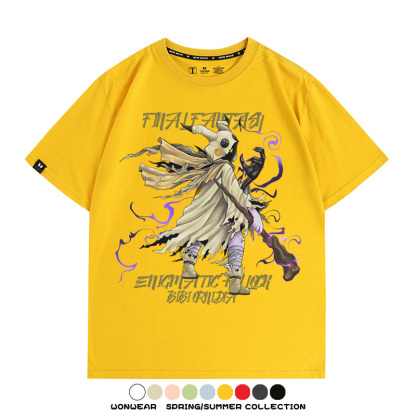 最終幻想9聯名寶可夢謎擬丘 親子情侶裝寬鬆短袖T