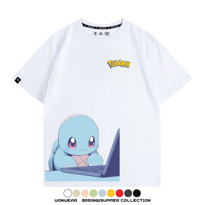精靈寶可夢上班族 親子情侶裝寬鬆短袖T