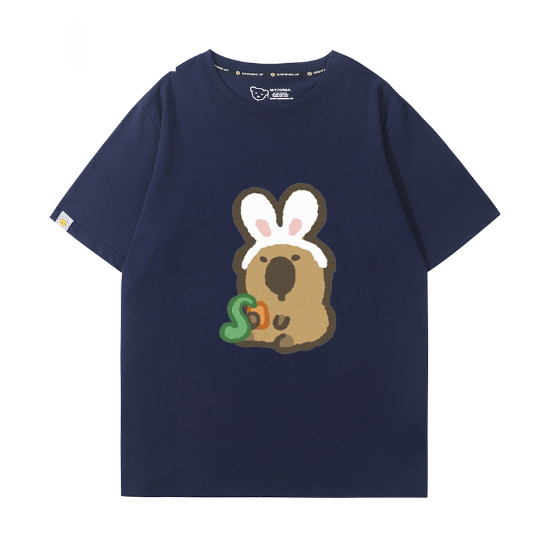 卡皮巴拉 2024親子情侶男女同款 T恤