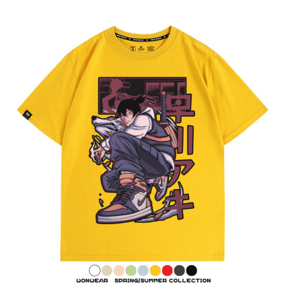 鏈鋸人早川楓聯名 親子情侶裝寬鬆短袖T