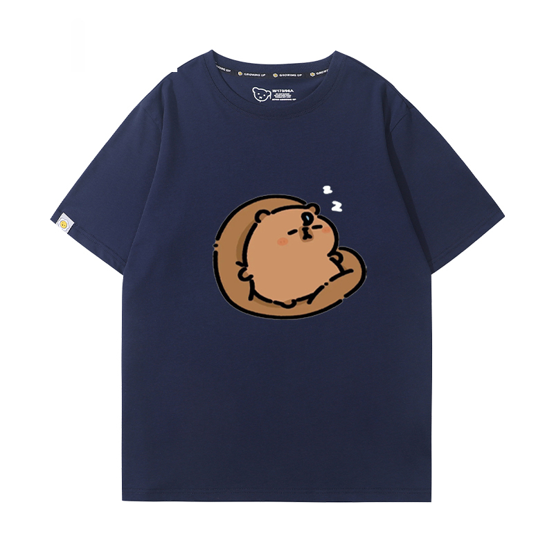 卡皮巴拉 2024親子情侶男女同款 T恤