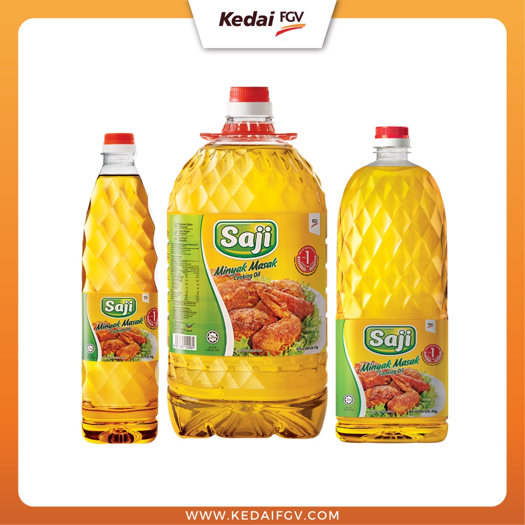 SAJI Minyak Masak SAJI (1kg, 2kg, 3kg & 5kg)