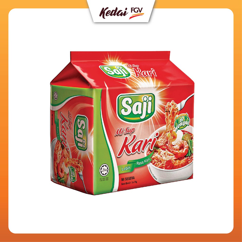 SAJI Mee Kari (75g) x 5