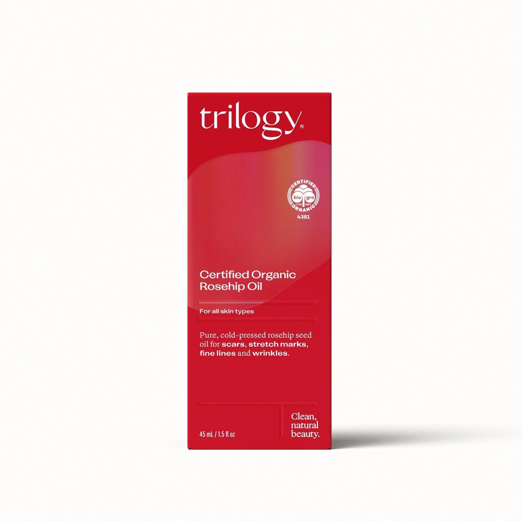 Trilogy Certified Organic Rosehip Oil 45ml by Love Nature