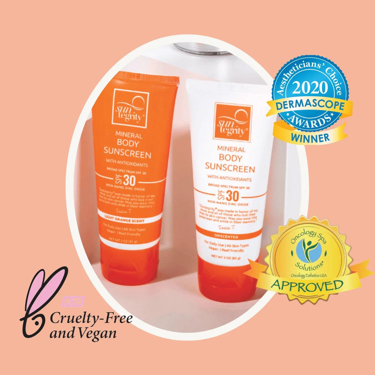 Suntegrity Unscented Mineral Body Sunscreen, Broad Spectrum SPF 30 85g by Love Nature