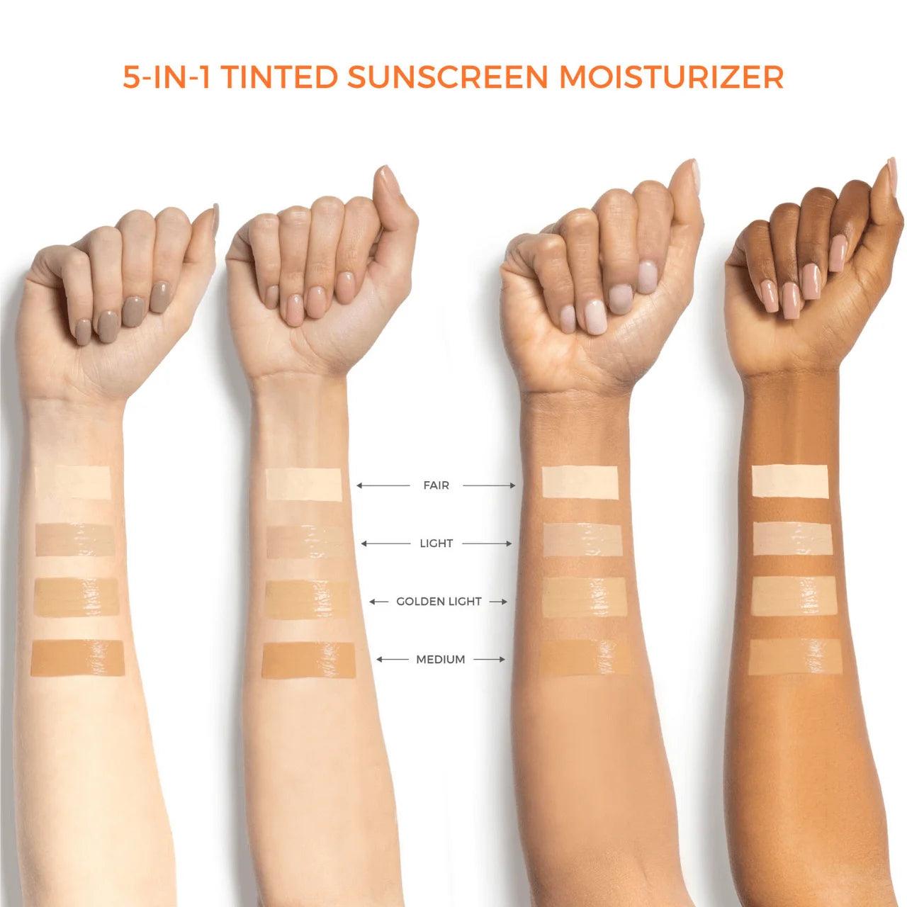 Suntegrity 5-IN-1 Tinted Sunscreen Moisturizer - Broad Spectrum SPF 30 (Light) 57g by Love Nature