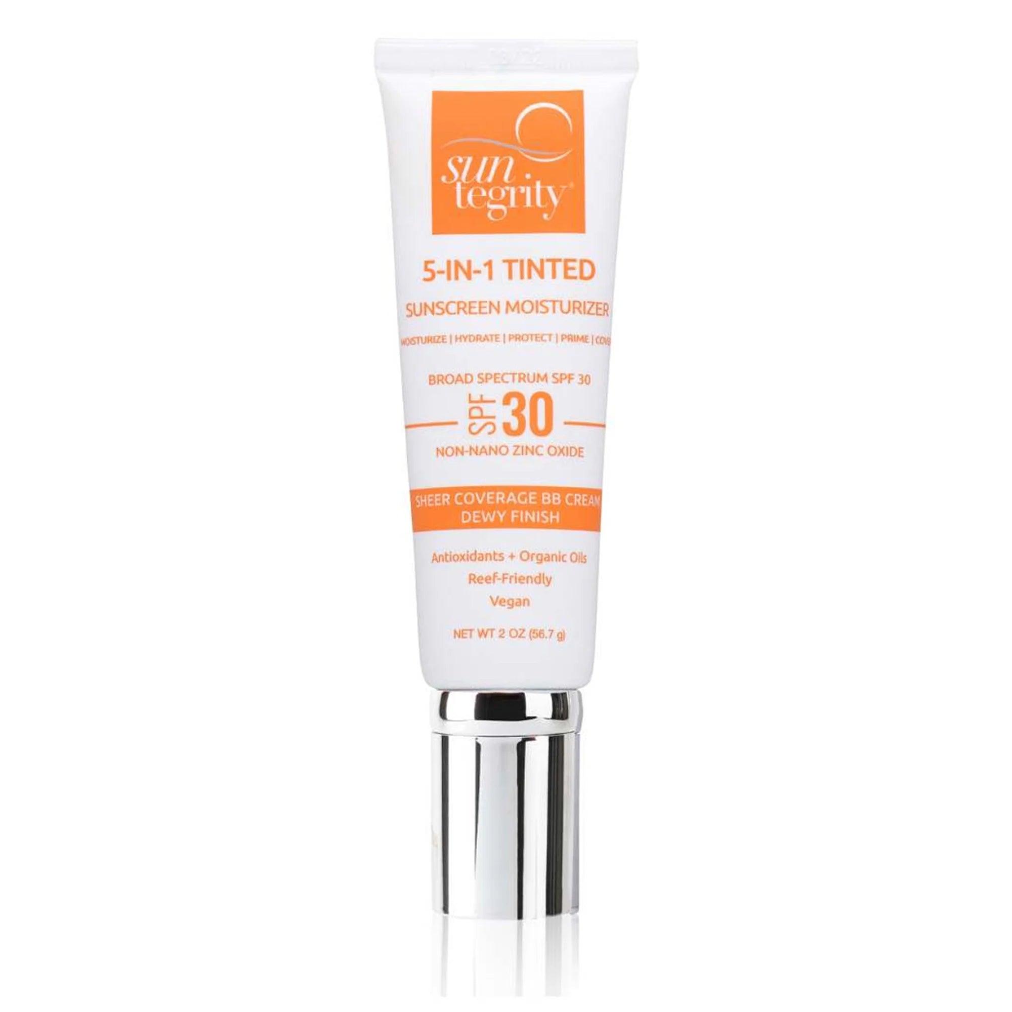 Suntegrity 5-IN-1 Tinted Sunscreen Moisturizer - Broad Spectrum SPF 30 (Golden Light) 57g by Love Nature