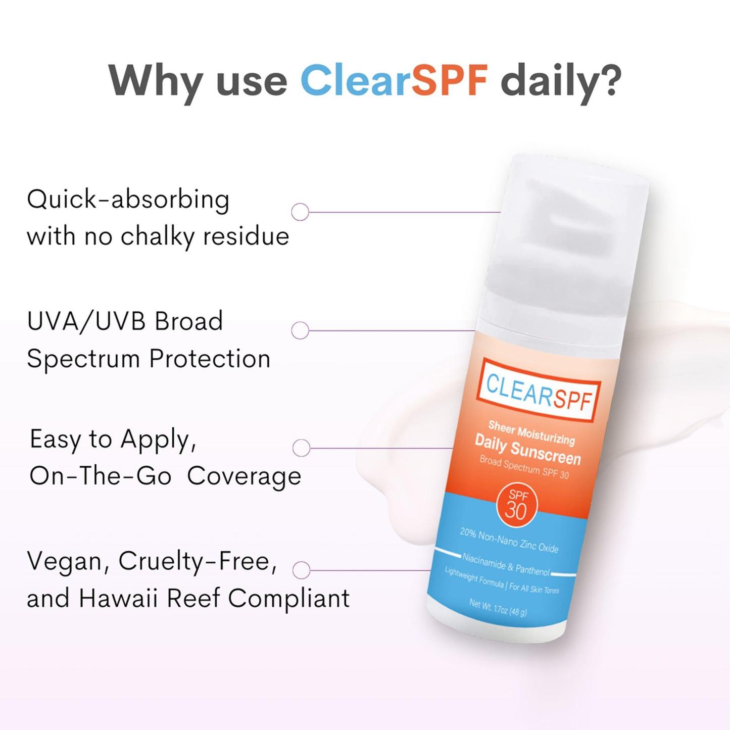 Suntegrity ClearSPF Sheer Daily Moisturising Sunscreen 48g by Love Nature