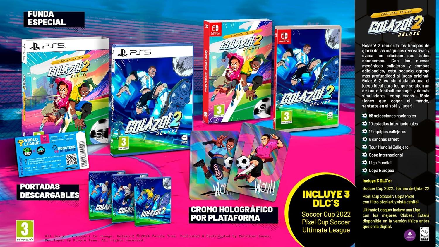 Golazo! 2 Deluxe Complete Edition Nintendo Switch Game