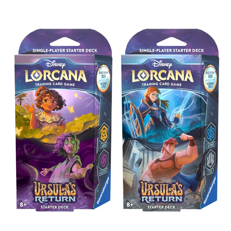 Disney Lorcana Trading Card Game Series 4 Ursula's Return - Starter Deck (1 At Random)