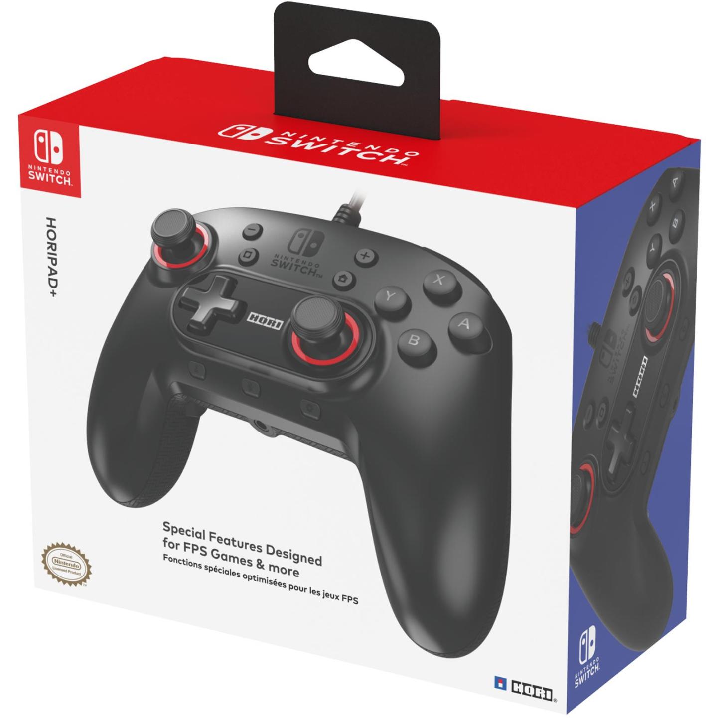 Horipad Plus Wired Controller for Nintendo Switch