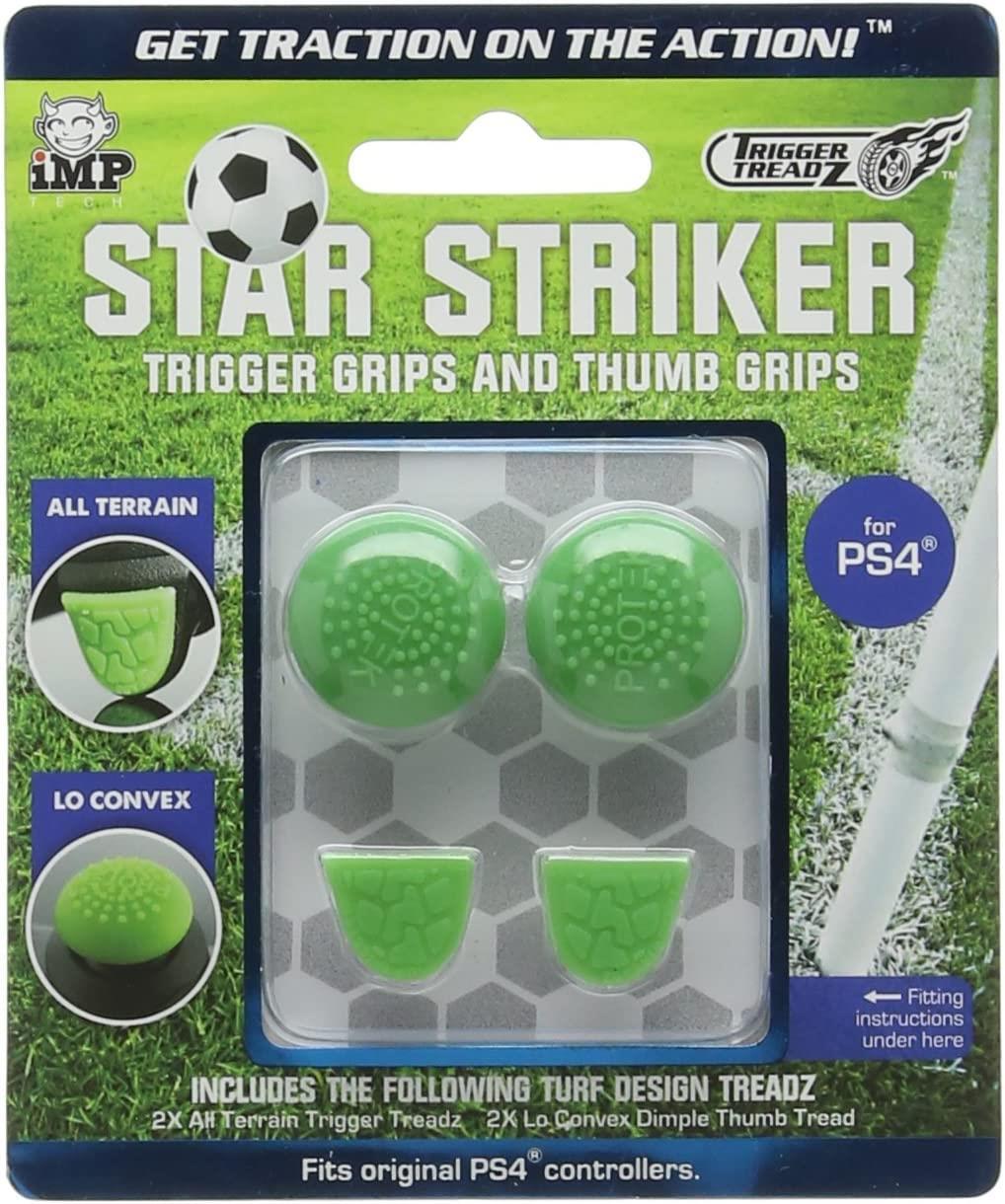 iMP Star Striker Trigger & Thumb Grips (Green) PS4