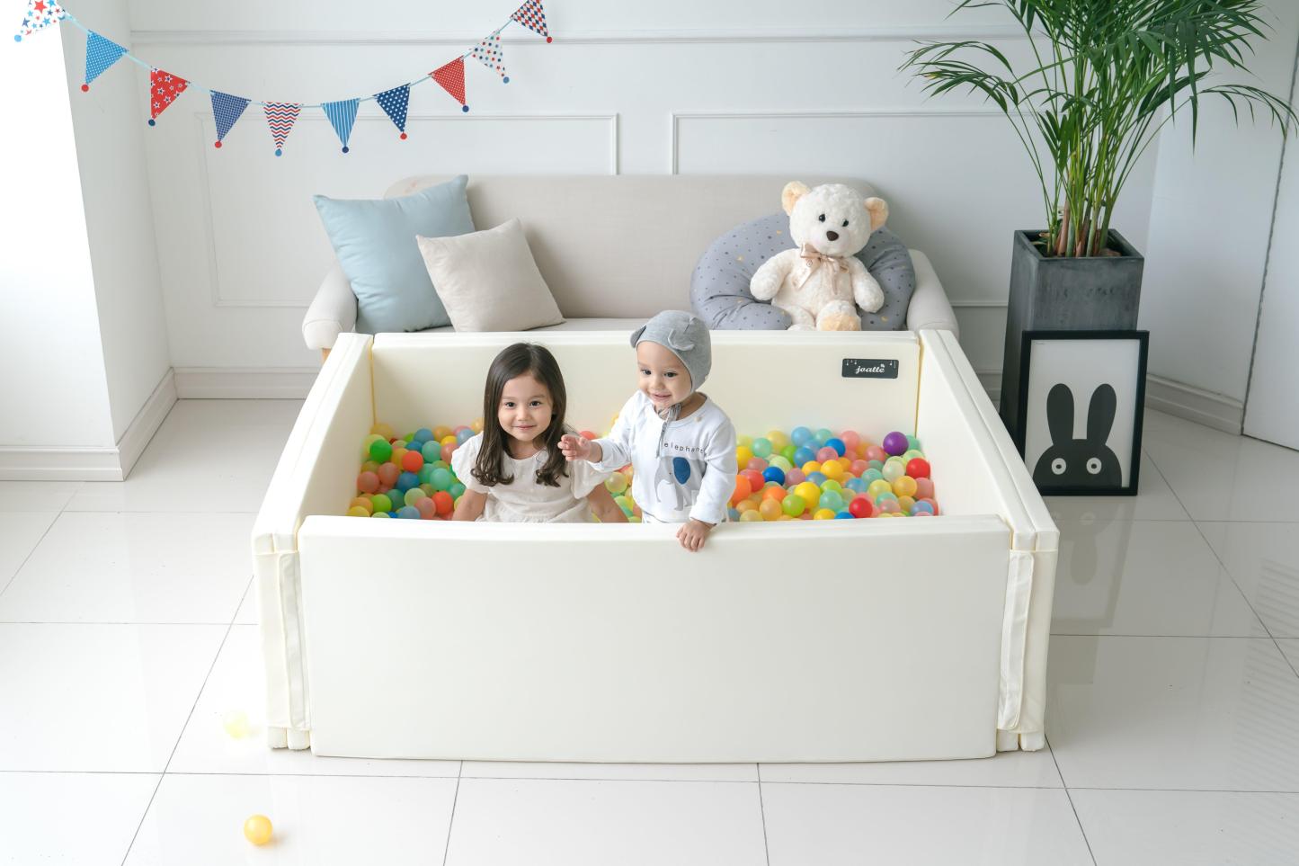 JOATTE Dual Bumper Bed Mat-Son & Bear