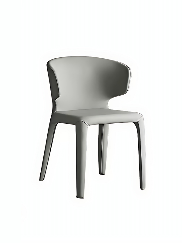 Kenden Dining Chair Modern Arm Rest Grey