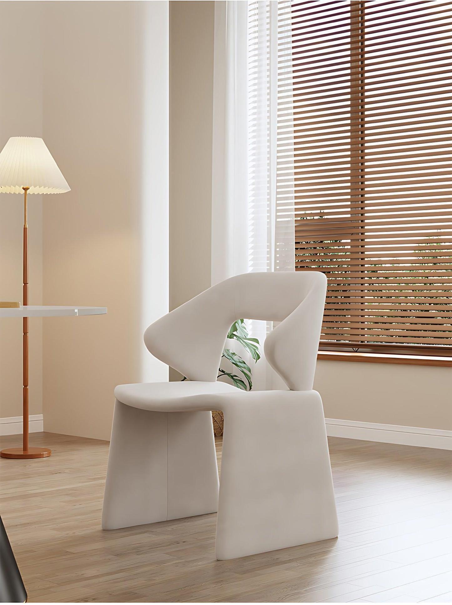Vivienne Arm Dining Chair White