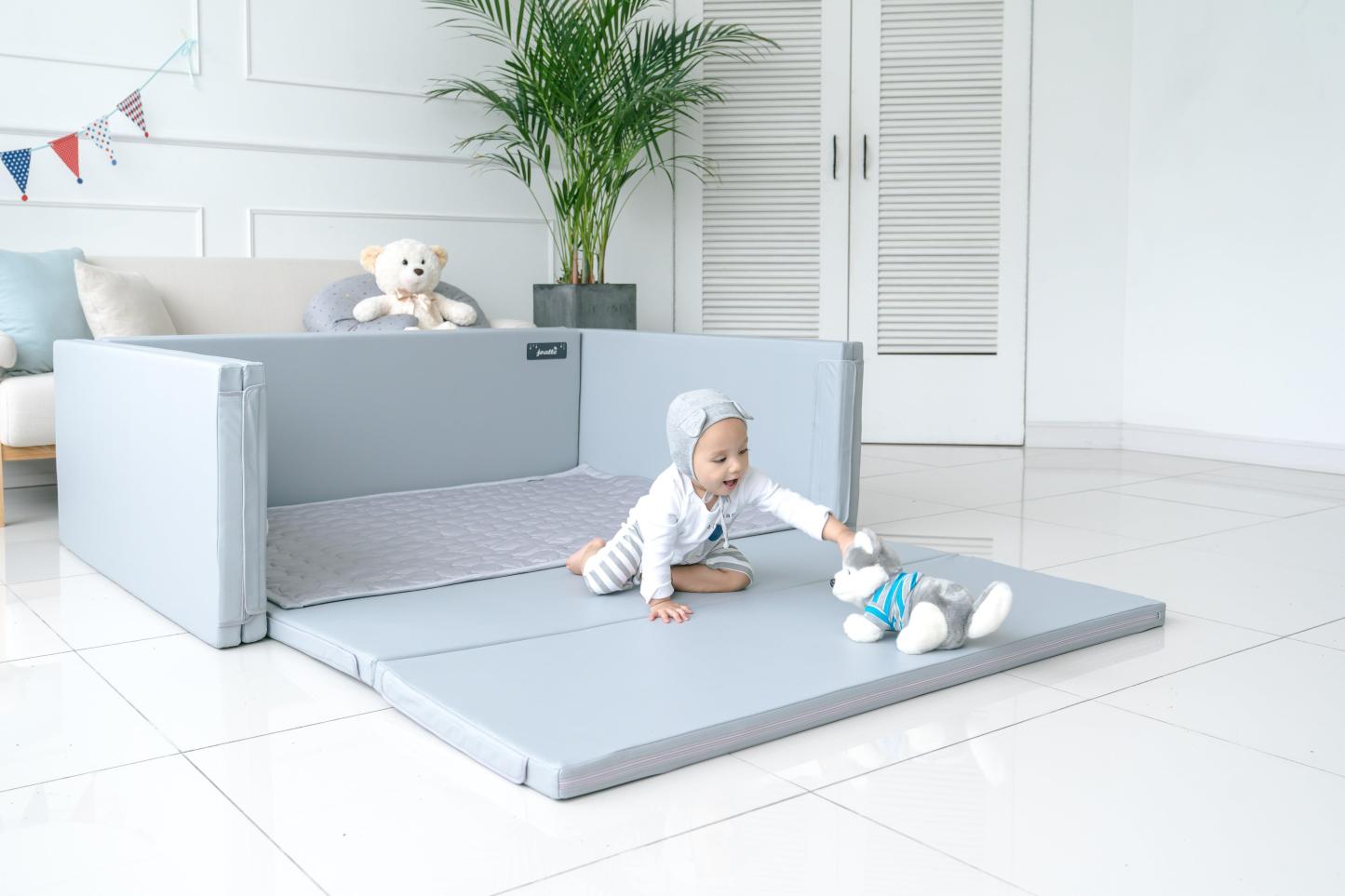 JOATTE Dual Bumper Bed Mat-Son & Bear