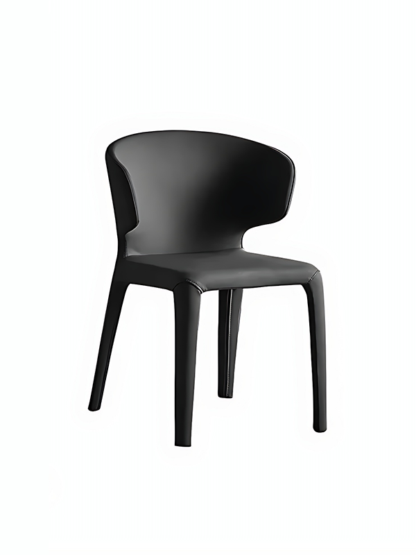 Kenden Dining Chair Modern Arm Rest Black