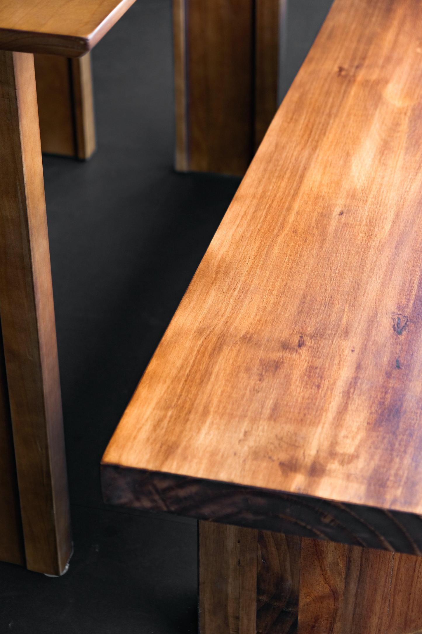 Linden Dining Bench Cherry Wood