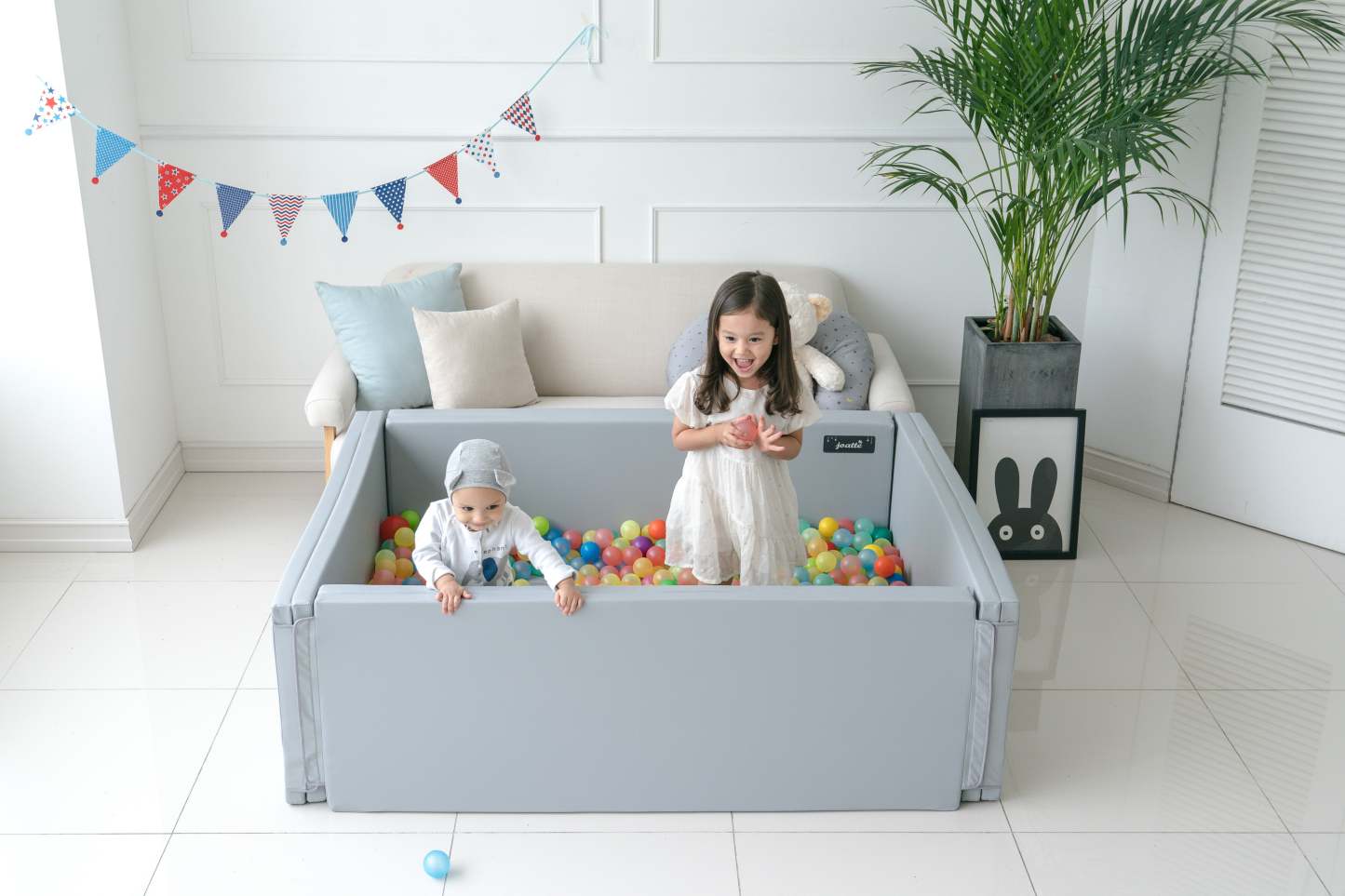 JOATTE Dual Bumper Bed Mat-Son & Bear