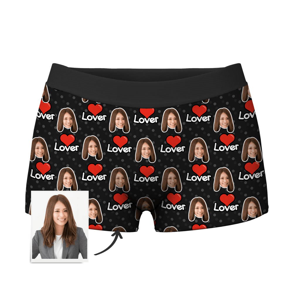カスタムフォトボクサーパンツ-写真入り可能なオリジナル下着恋の証
