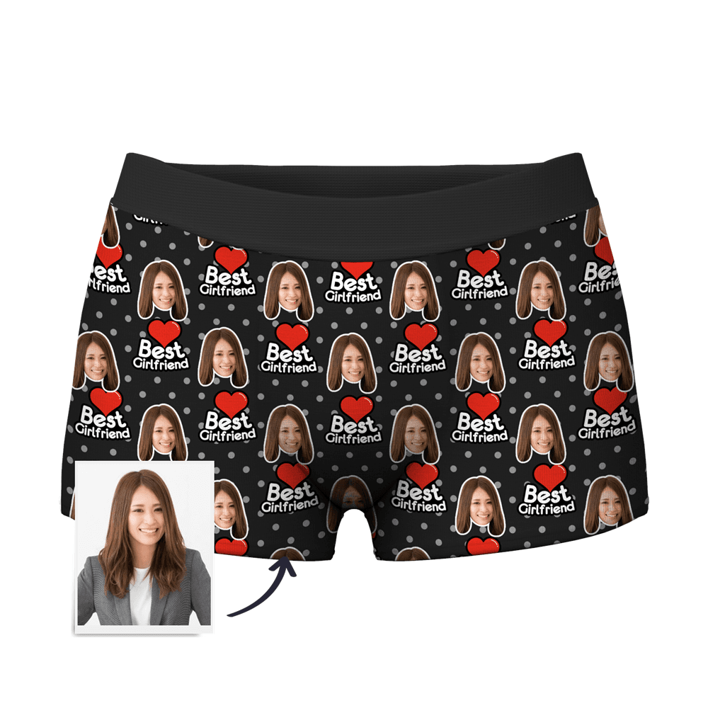 カスタムフォトボクサーパンツ-写真入り可能なオリジナル下着ベスト彼女