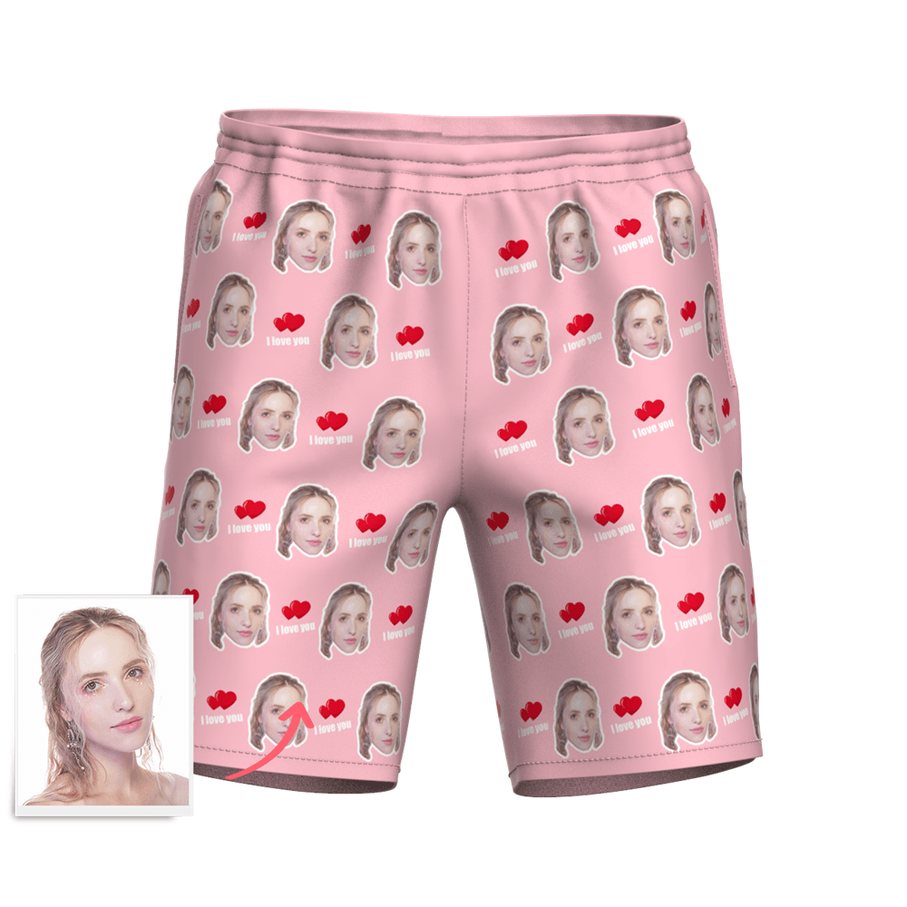Light Pink Beach Shorts