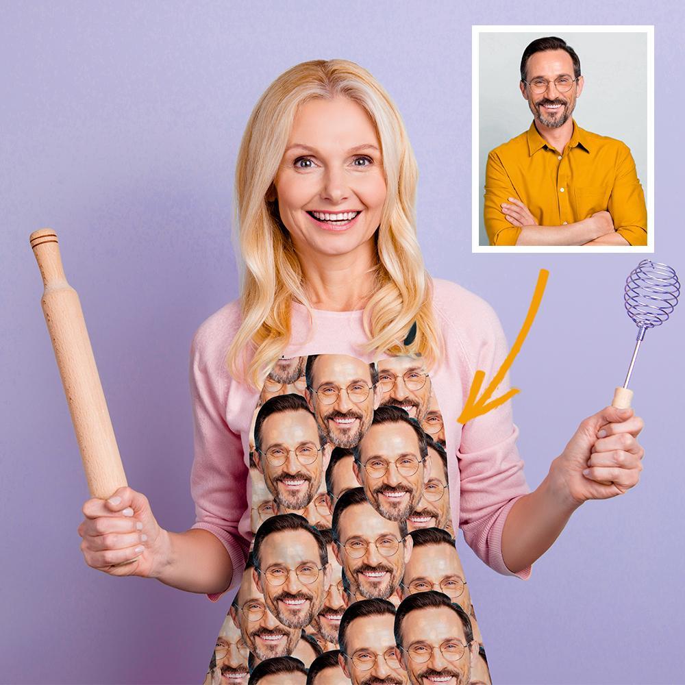 カスタムフェイスエプロン-フェイスマッシュ母の日の有意義な贈り物