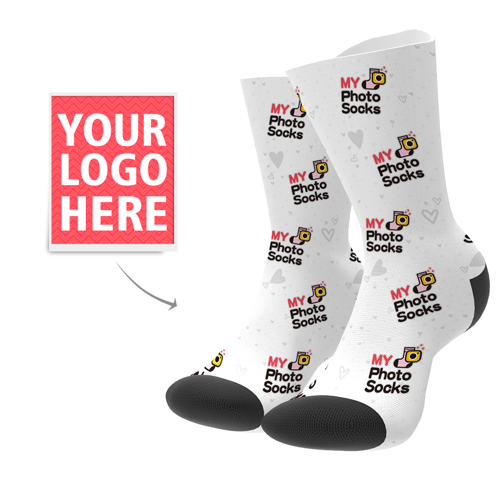 Custom Your Logo Socks - MyPhotoSocks