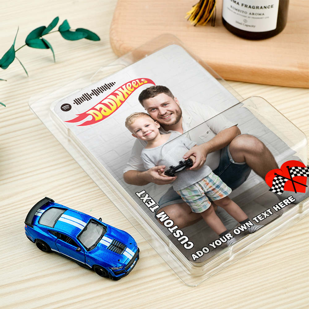 Personalized music Hot Wheels sport car Custom Dream Car Toy Custom Package Design Options - auphotoblanket