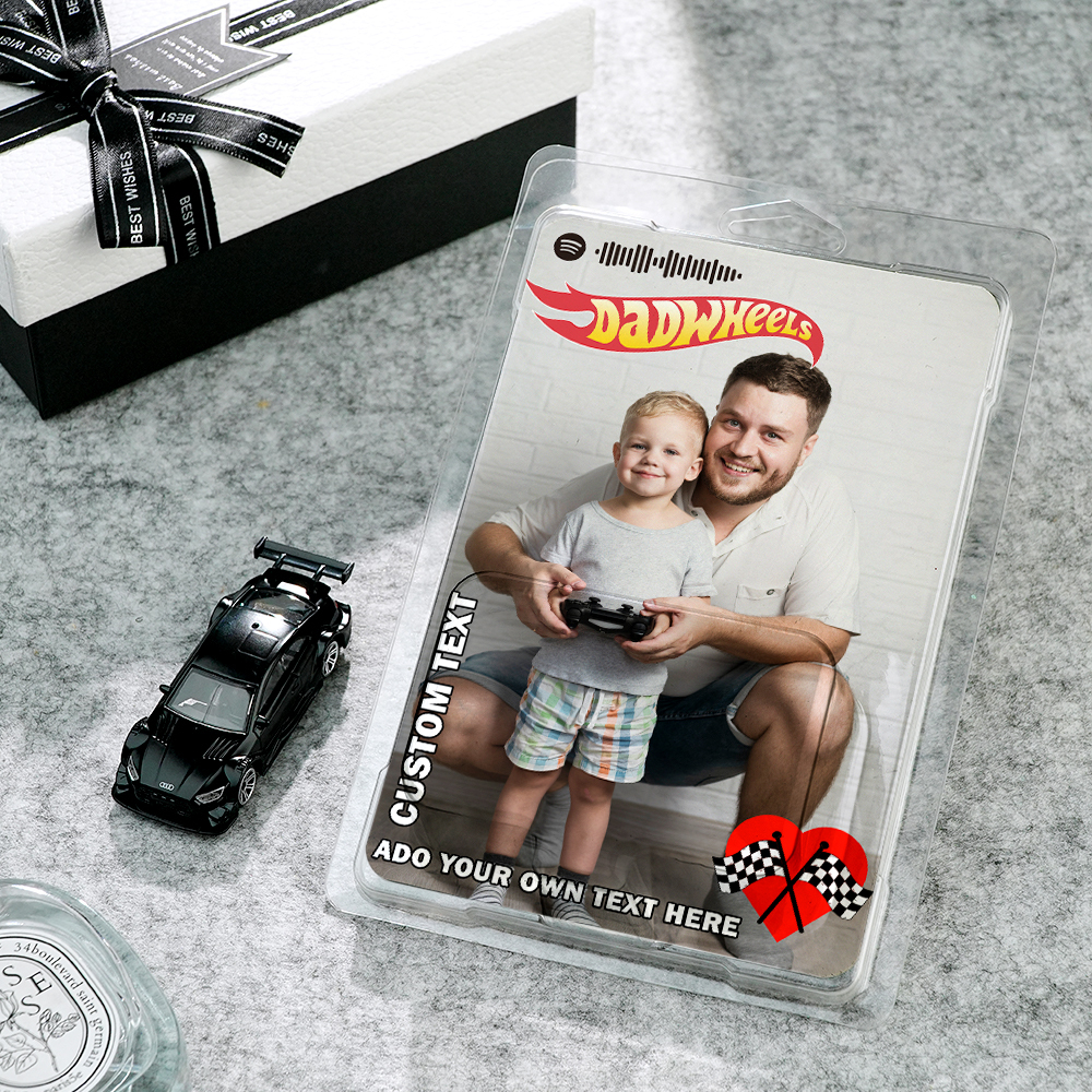 Personalized music Hot Wheels sport car Custom Dream Car Toy Custom Package Design Options - auphotoblanket
