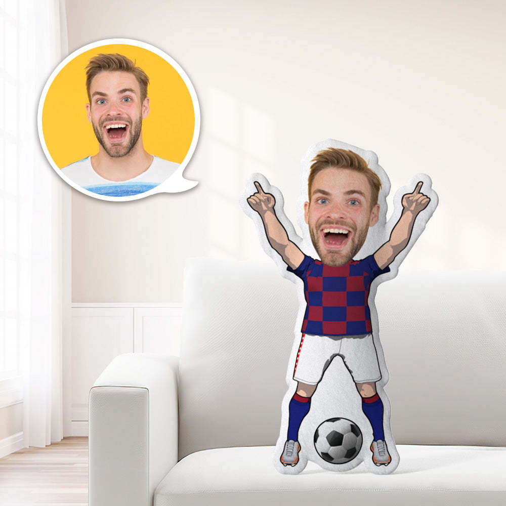 Photo Pillow Face Pillow Personalized Pillow Custom Football Player Minime Pillow Doll  Sports Minime Pillow Gifts - auphotoblanket