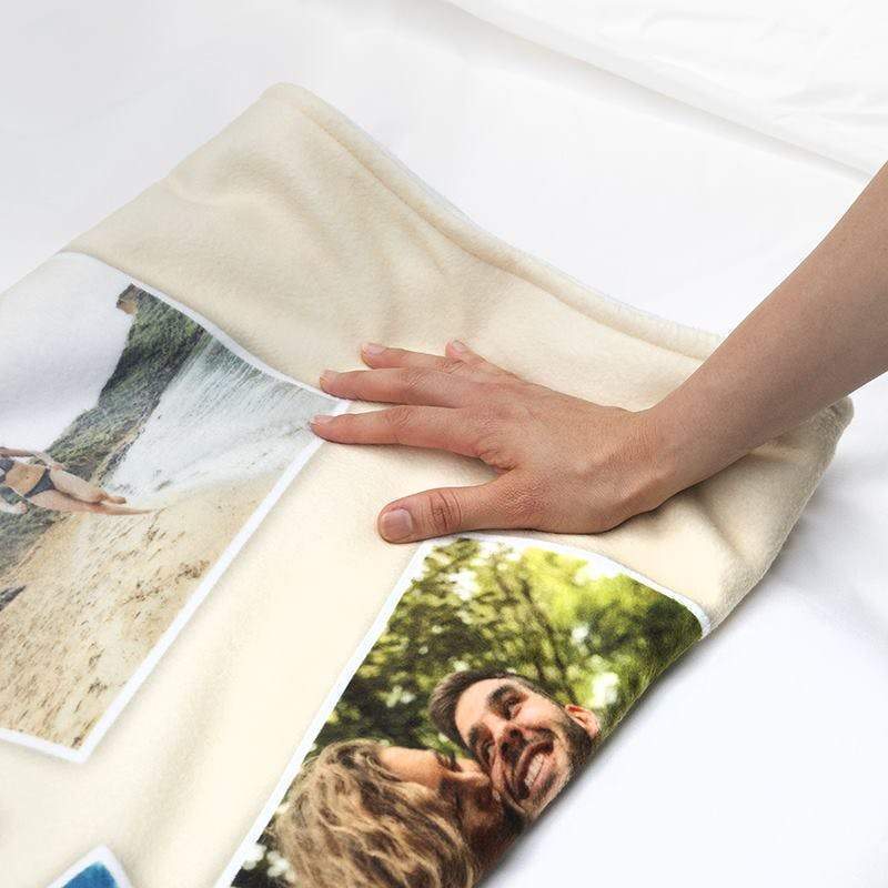 Gift for Family Personalized Photo Blanket Custom Picture Blanket Best Halloween Gifts - auphotoblanket