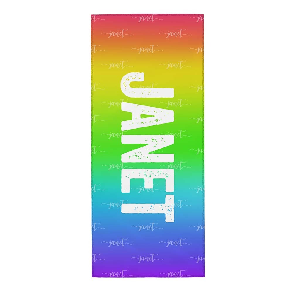 Custom Colorful Towel Personalized Photo Towel Special Gift - auphotoblanket