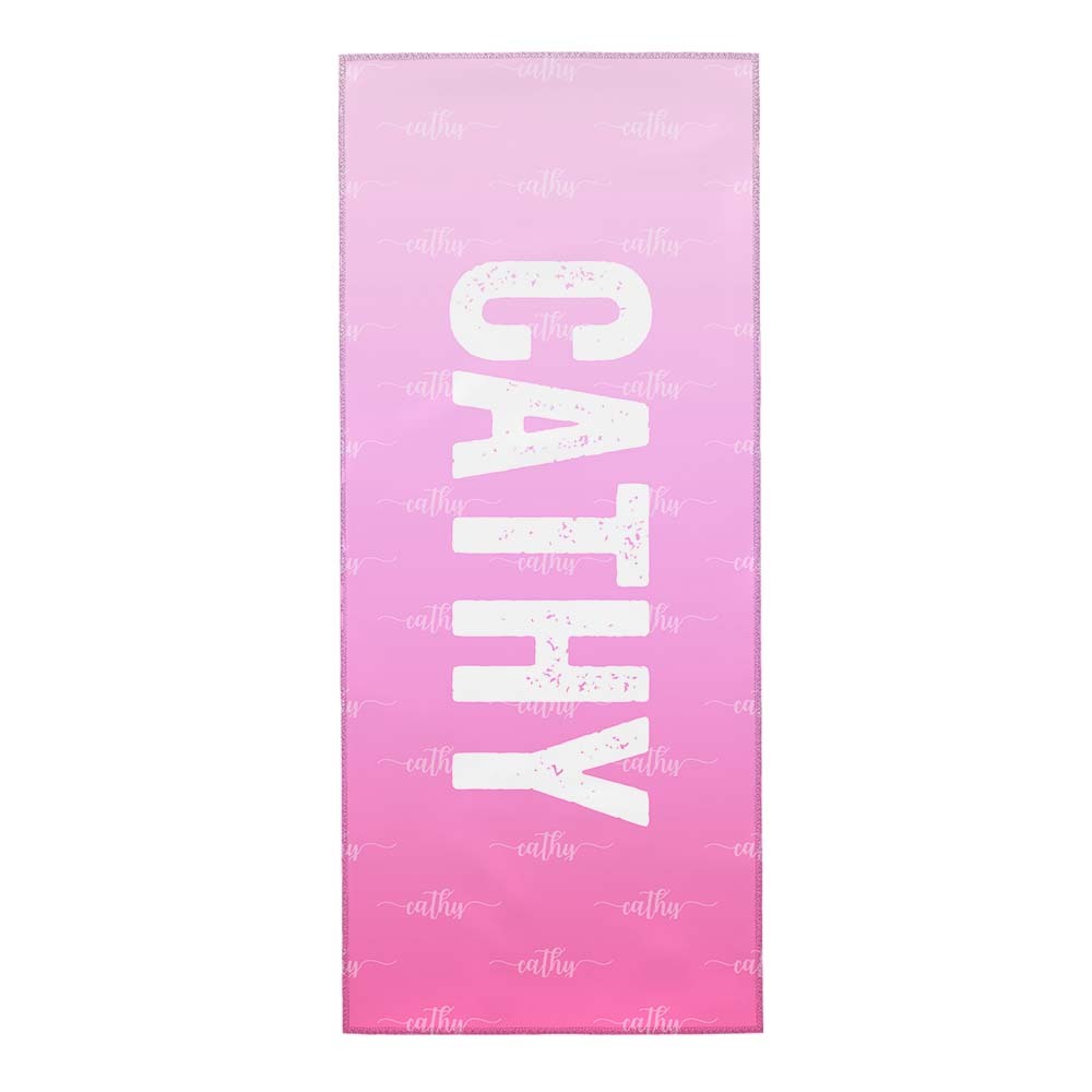 Custom Pink Towel Personalized Photo Towel Special Gift - auphotoblanket