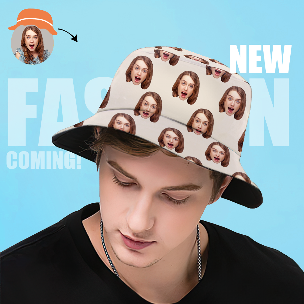 Custom Printed Logo Bucket Hats - auphotoblanket