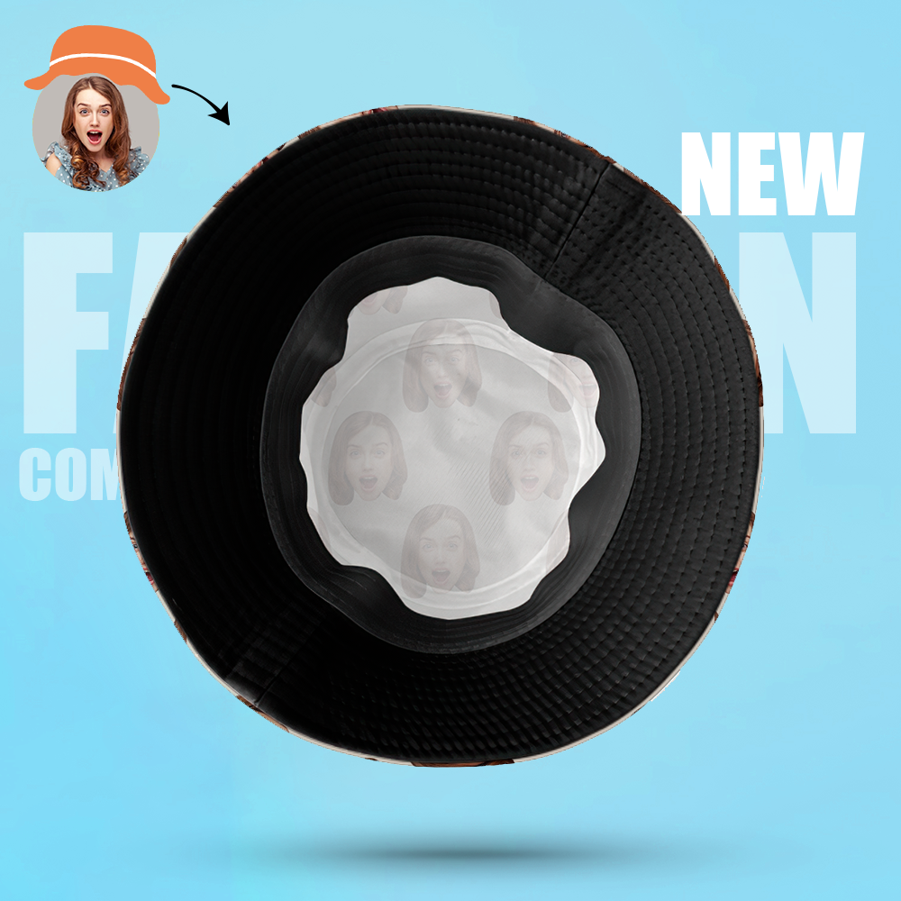 Custom Printed Logo Bucket Hats - auphotoblanket