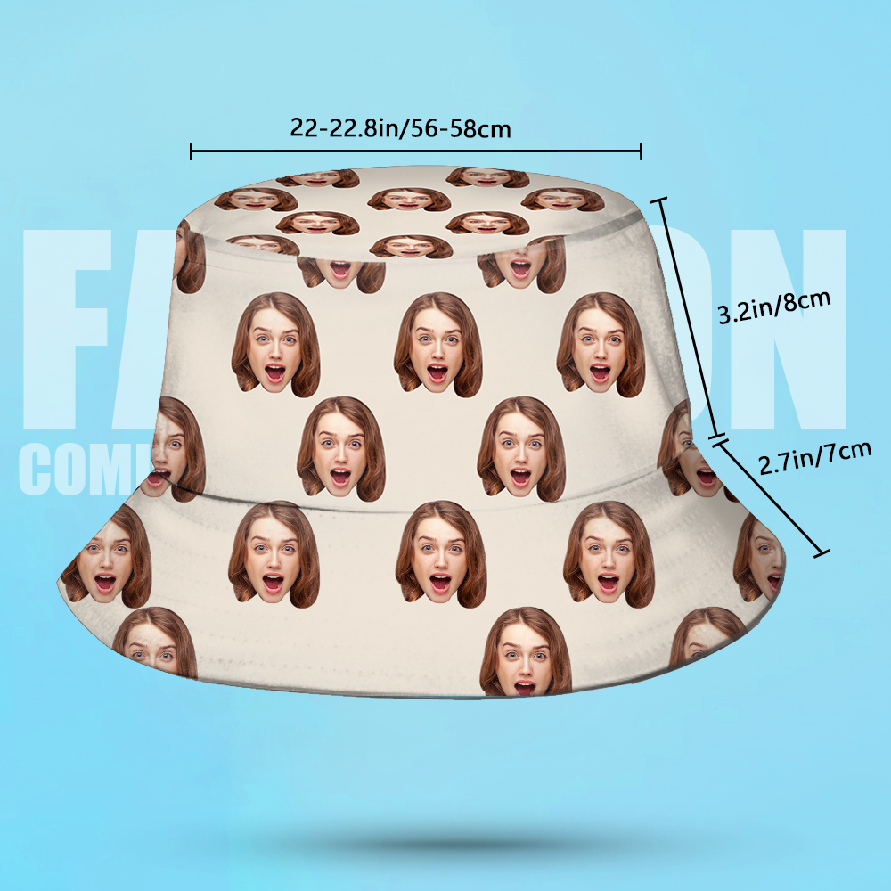 Custom Printed Logo Bucket Hats - auphotoblanket