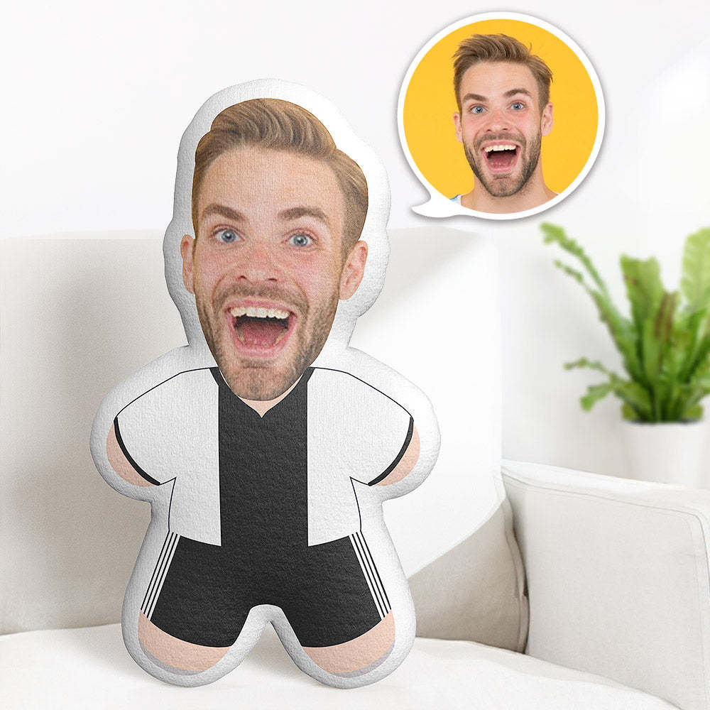 Germany Football Team Teddy Pillow Custom Face Personalised Photo Minime Doll  Sports Minime Pillow Gifts - auphotoblanket