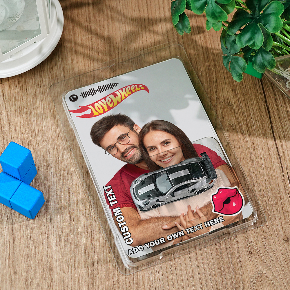 Personalized music Hot Wheels sport car Custom Dream Car Toy Custom Package Design Options - auphotoblanket