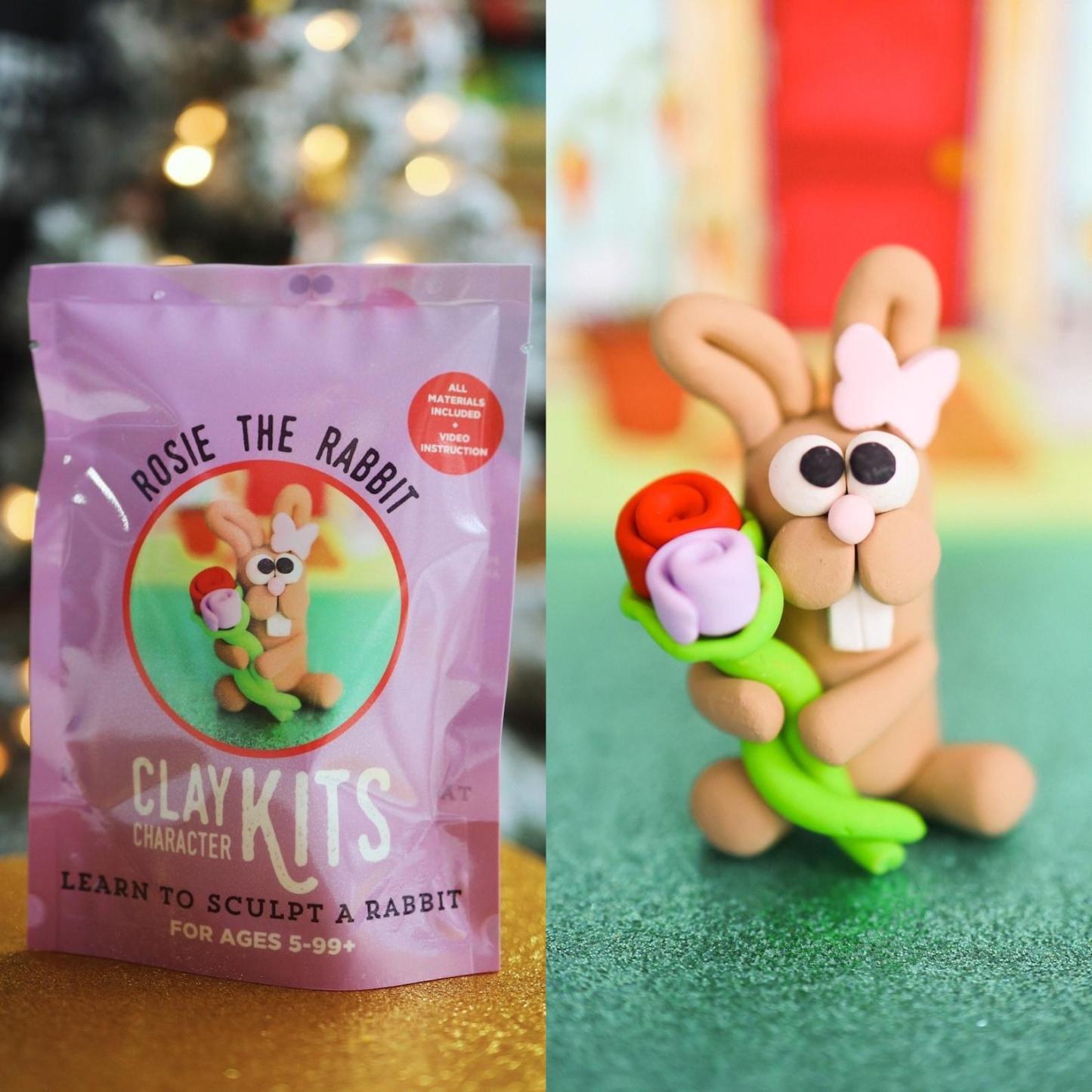 Clay Character KITS DIY Art Craft Supplies Kits Gift - Magic Clay for Kids - auphotoblanket