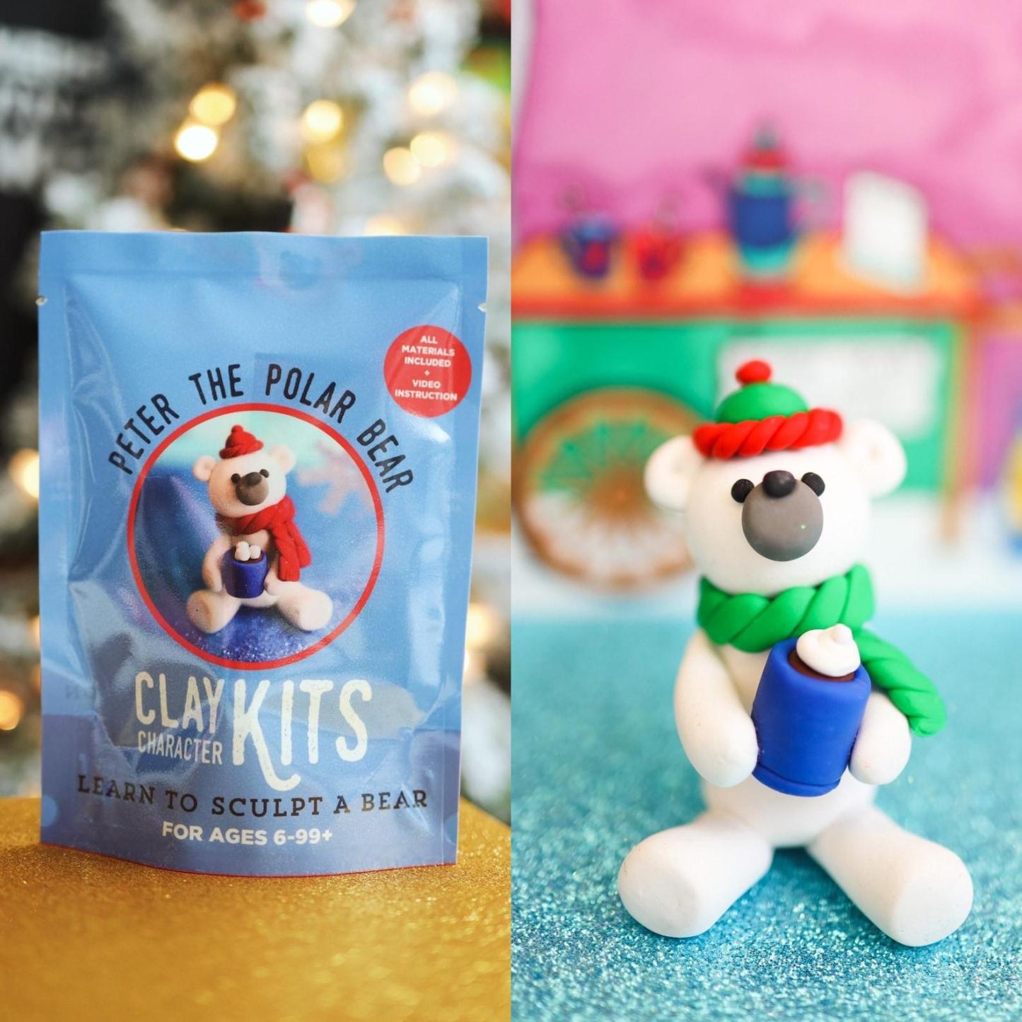 Clay Character KITS DIY Art Craft Supplies Kits Gift - Magic Clay for Kids - auphotoblanket