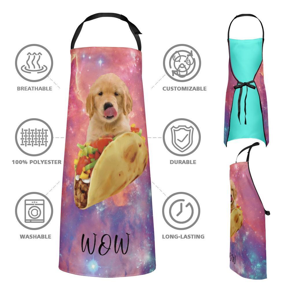 Custom Face Kitchen  Apron Hot Dog Food Apron