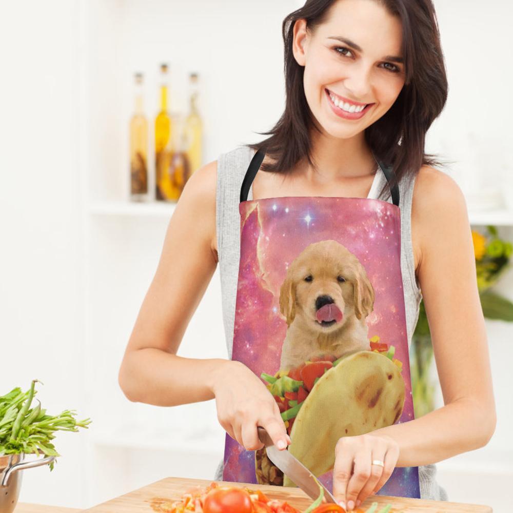 Custom Face Kitchen  Apron Hot Dog Food Apron