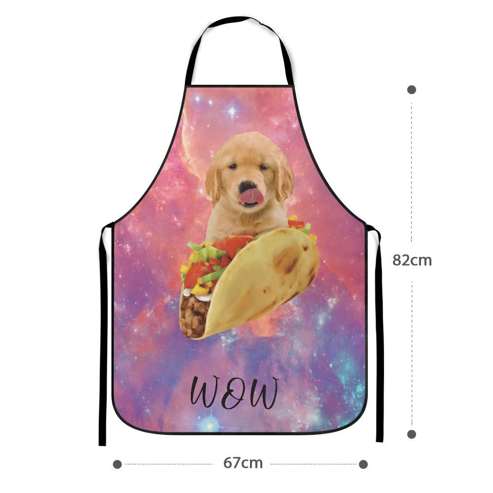 Custom Face Kitchen  Apron Hot Dog Food Apron