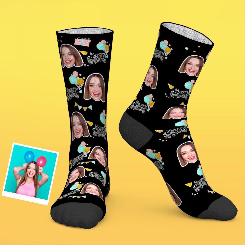 Custom Photo Socks Personalized Picture Socks Funny Face Socks Picture On Socks Birthday Gift