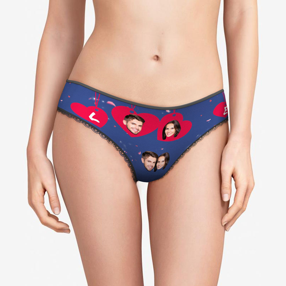 Custom Face Love Panties Personalized Valentine's Day Gifts - My Photo Socks AU