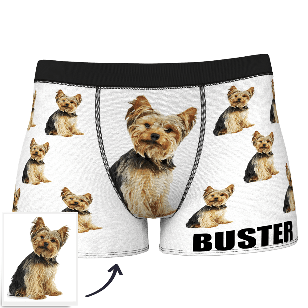 Custom Dog Boxer Shorts Painted Art Portrait